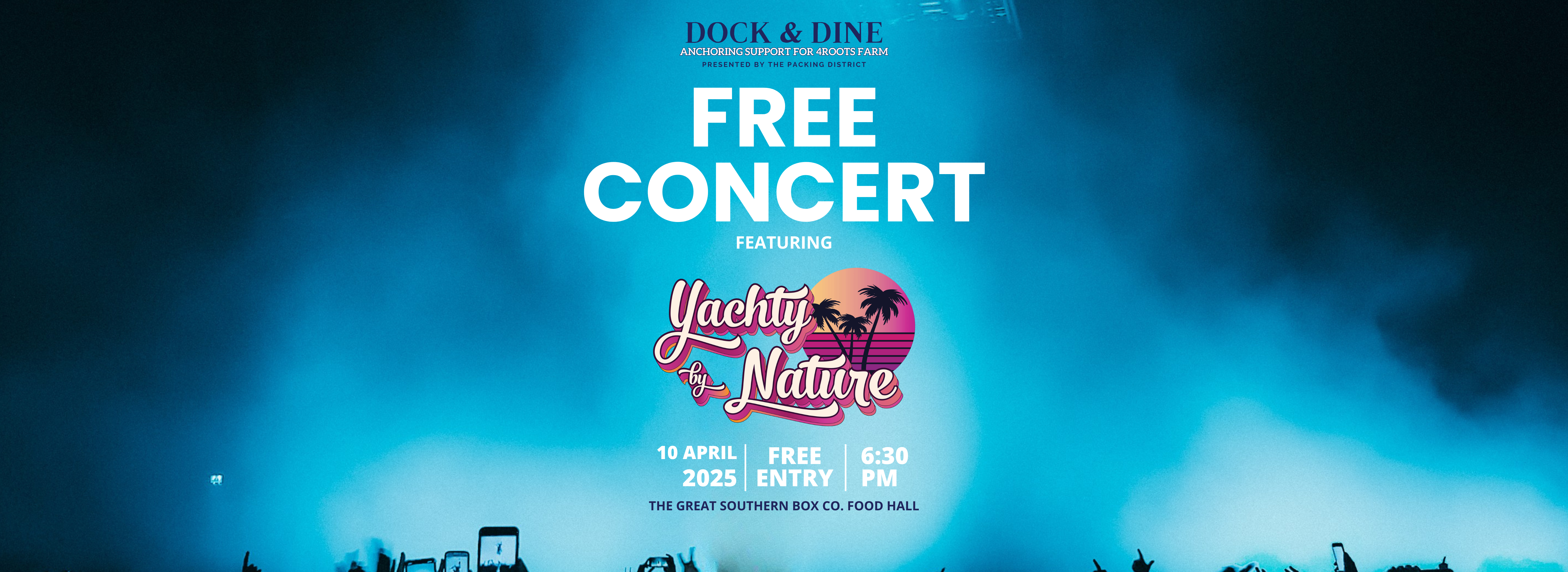 Free Concert | Dock & Dine: Anchoring Support for 4Roots Farm