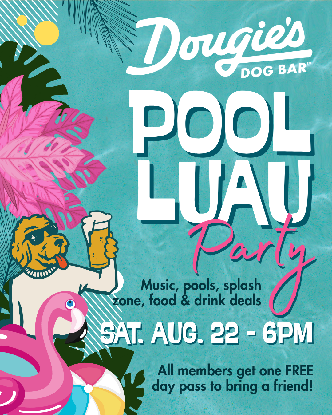 Dougie's Pool Luau