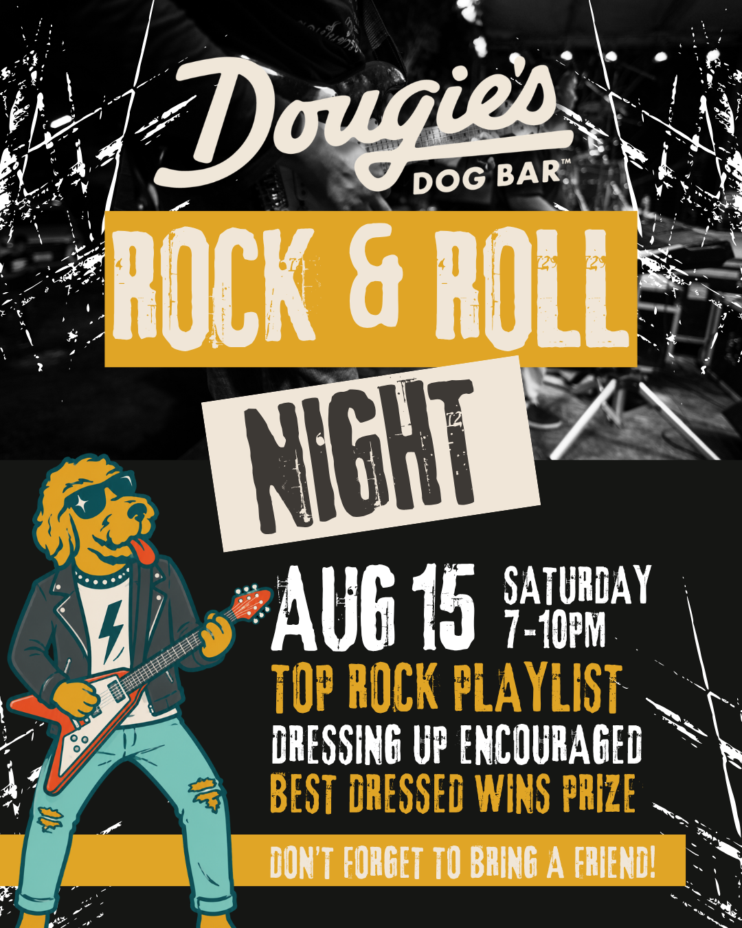 Rock & Roll at Dougie's Dog Bar
